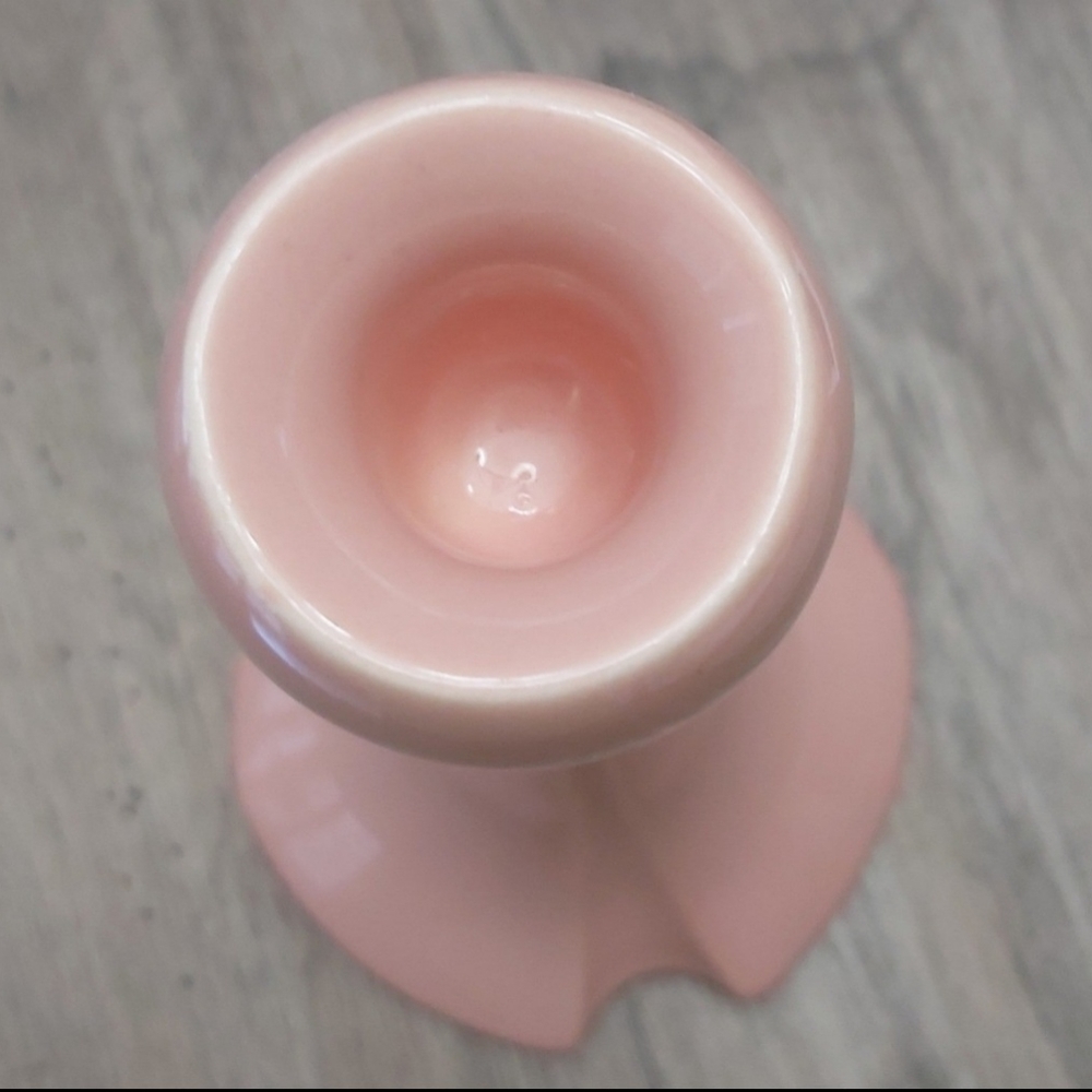 Heager pink candlestick - Picture 5 of 6